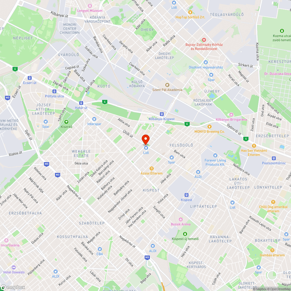 Poller sérült, elhajlott bejelentés helye