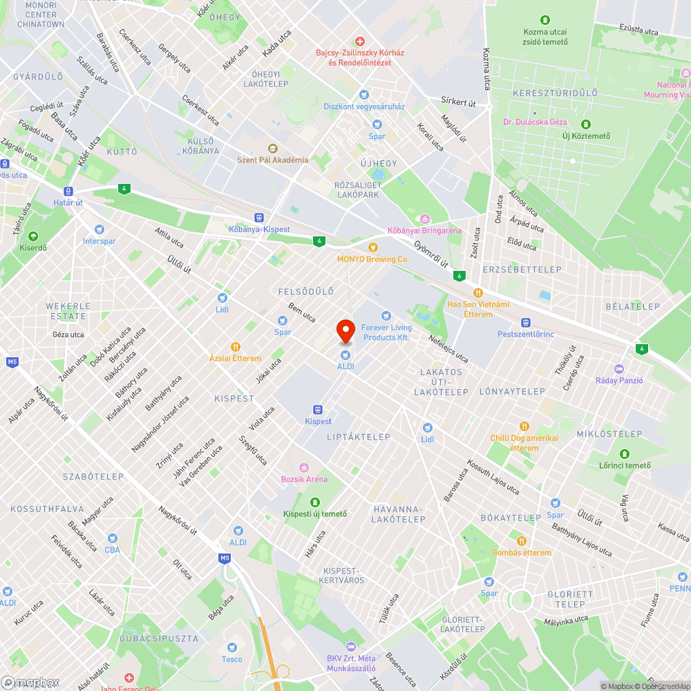 Utcanévtábla leamortizálódott - Magyar László utca bejelentés helye