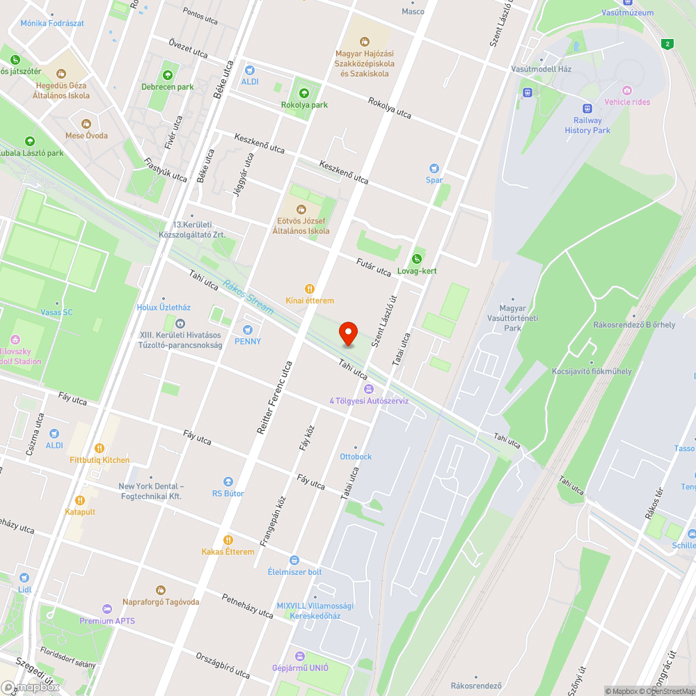 Szemét bejelentés helye