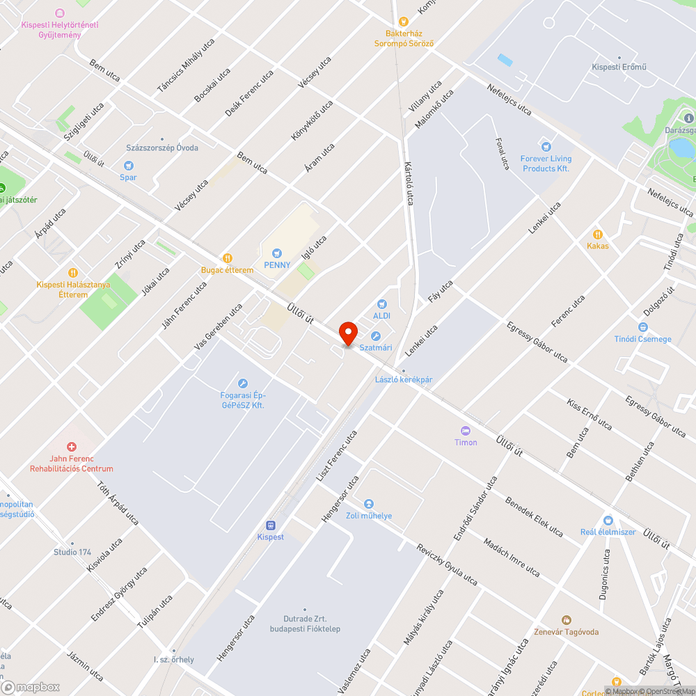 Betonkocka az oszlop tövébe dobva bejelentés helye