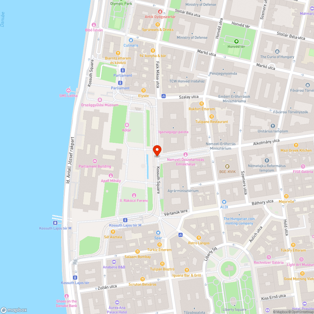 Záróvonalon, köveken keresztül a zónába bejelentés helye