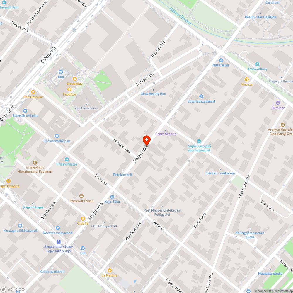 Esőbeálló, pad hiánya trolimegállóban bejelentés helye