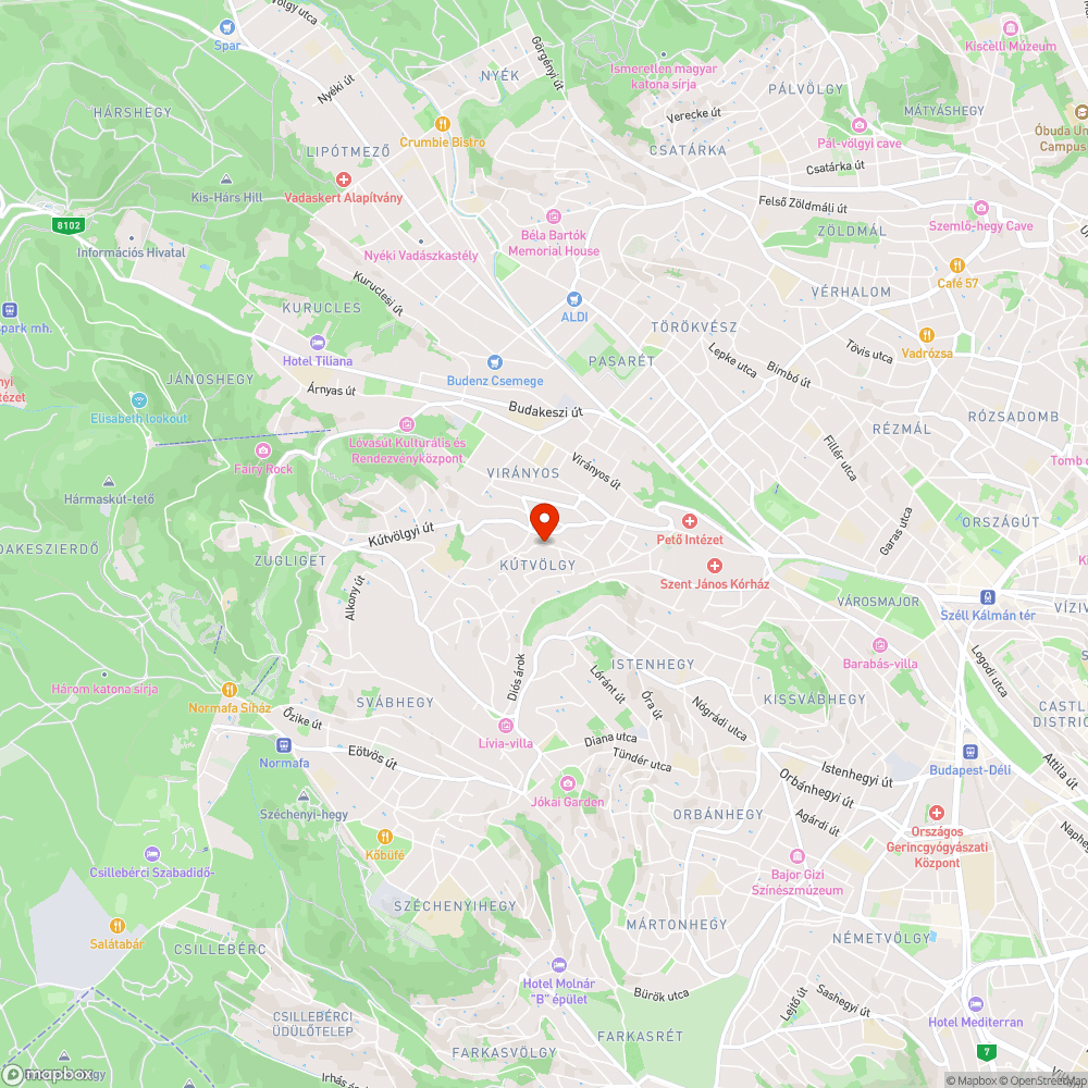 Nem világít a közterület világítás a XII.Hadik András u.13 előtt bejelentés helye