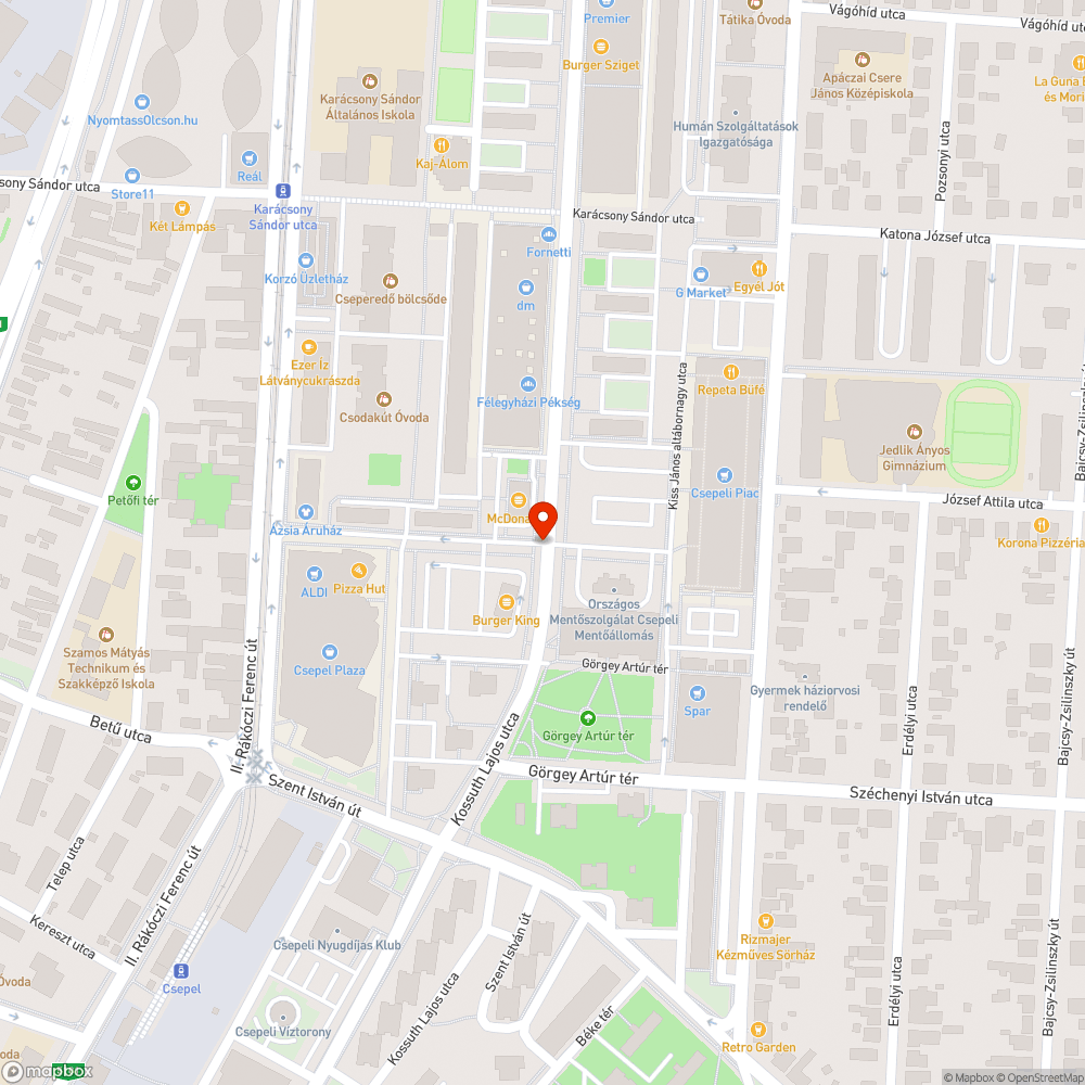 Megállni tilos tábla bejelentés helye