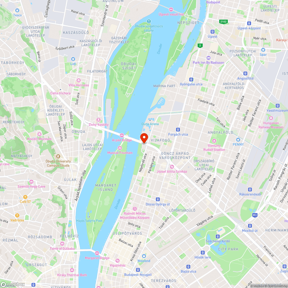 Népfürdő utca információs táblák megrongálva bejelentés helye