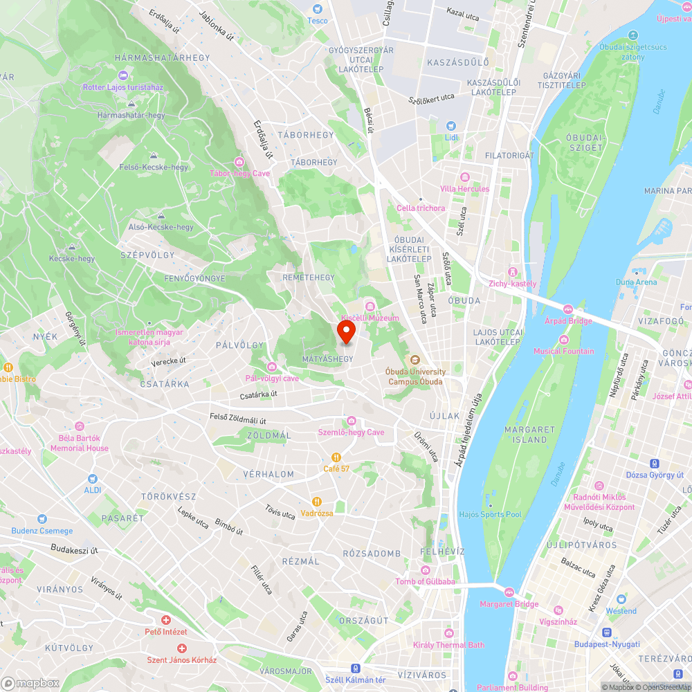 Elhagyott autó bejelentés helye