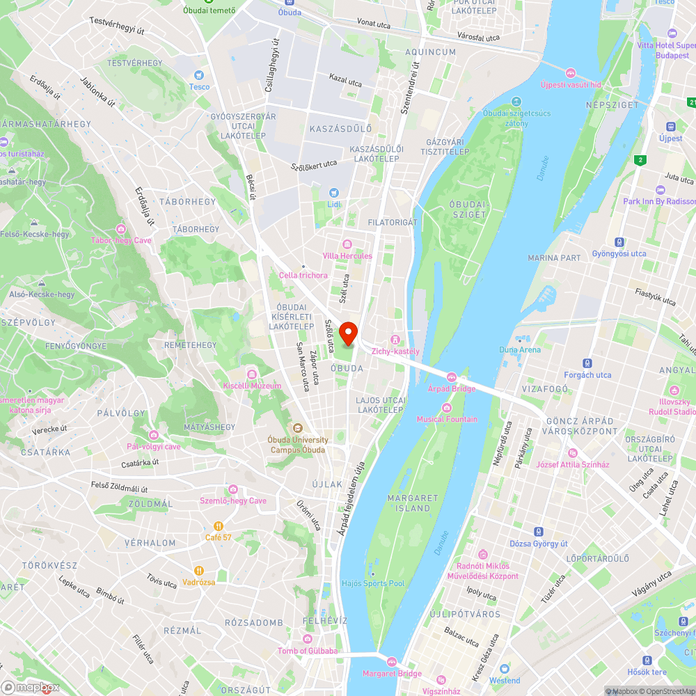 Kidőlt szemeteskuka a Flórián téri parkban bejelentés helye