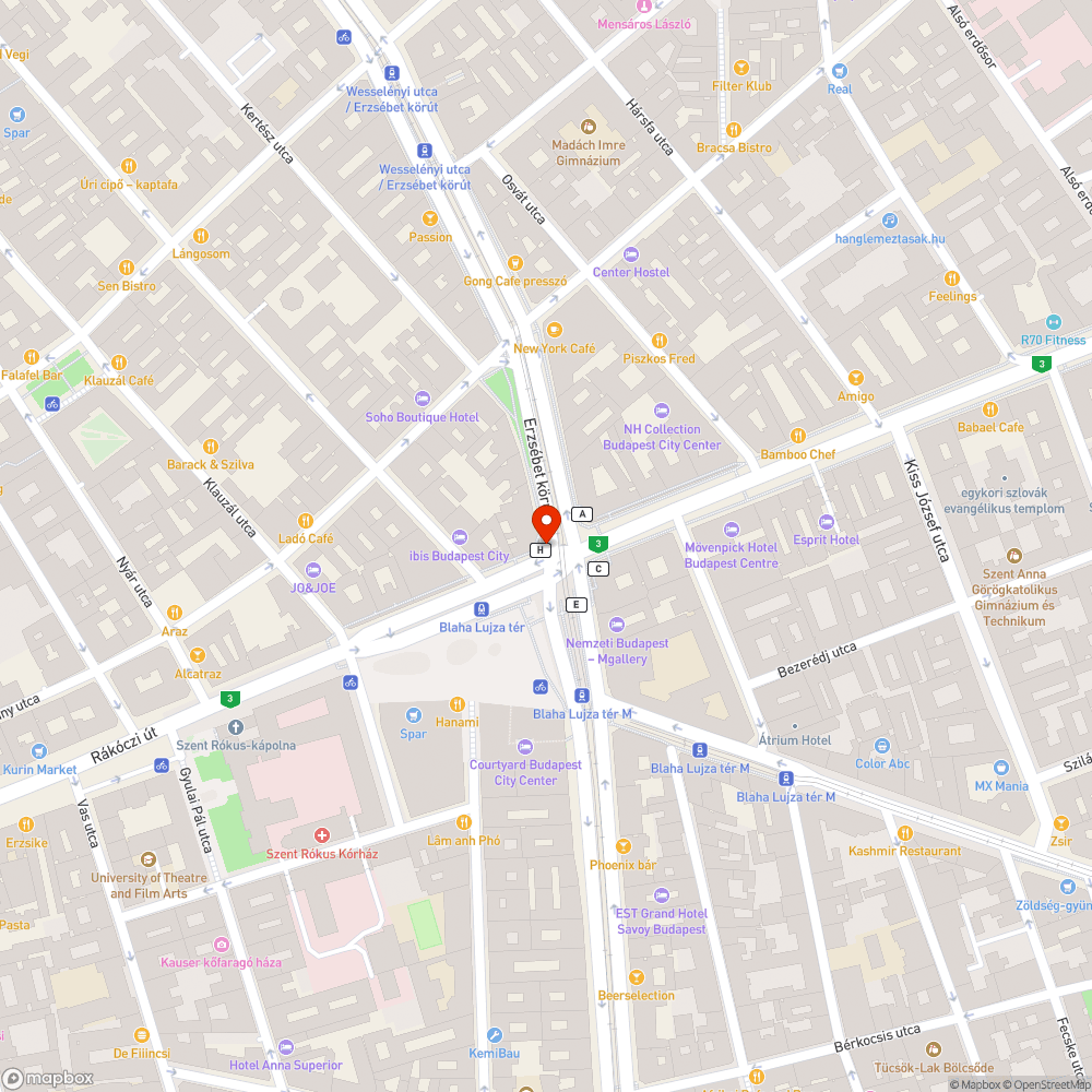 Eldugult esővíz-elvezető bejelentés helye