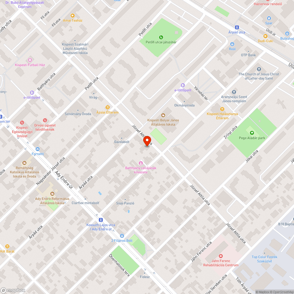 Roncs autó bejelentés helye