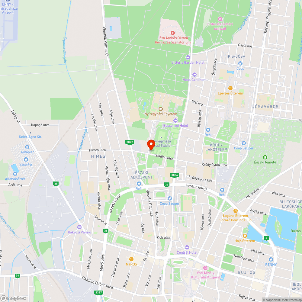 Parlagfűtenger az új stadion tövében bejelentés helye