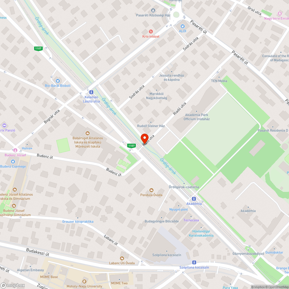 Lezárt Riadó utcai híd bejelentés helye