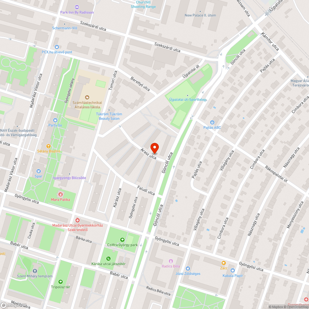 Beszakadt az úttest bejelentés helye