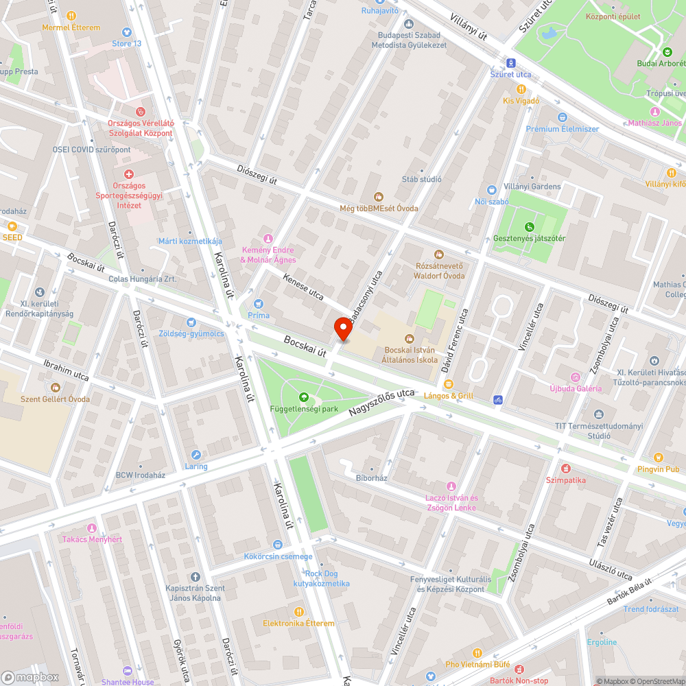 Maradék aszfalt zoldteruleten bejelentés helye