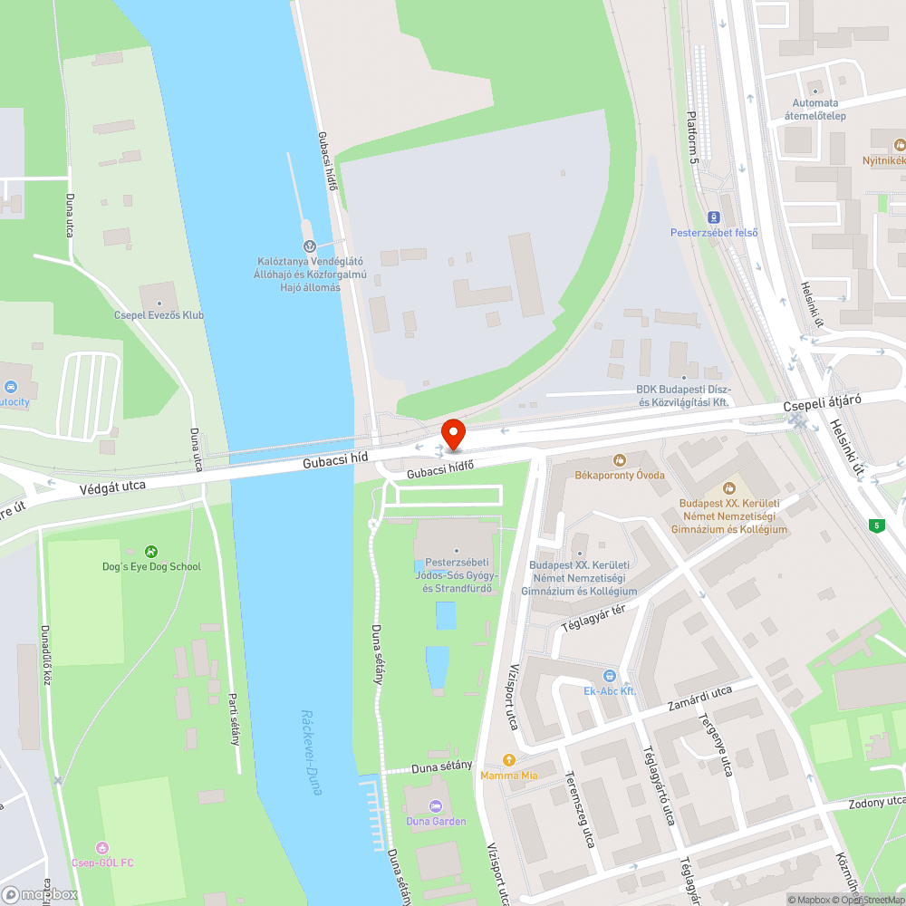 Útra hajló növényzet bejelentés helye