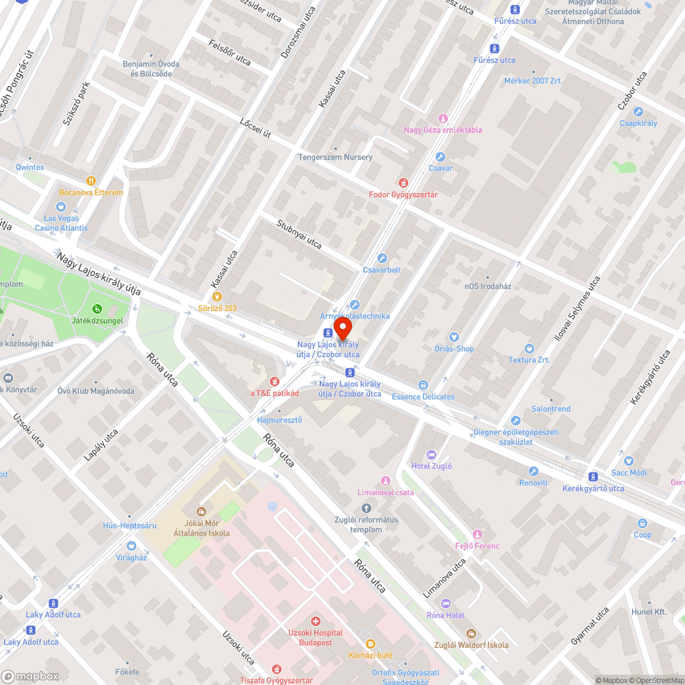 Graffitis közműszekrény 2. bejelentés helye