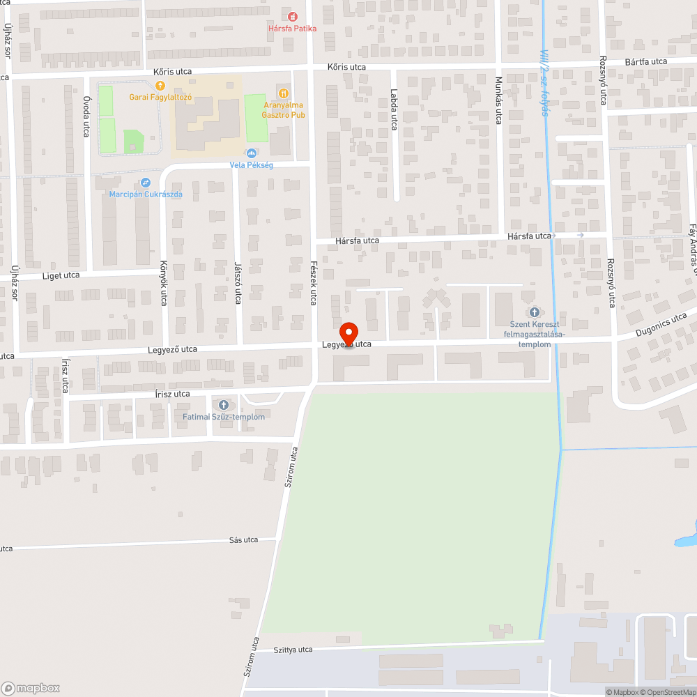 Üvegkalitka bejelentés helye