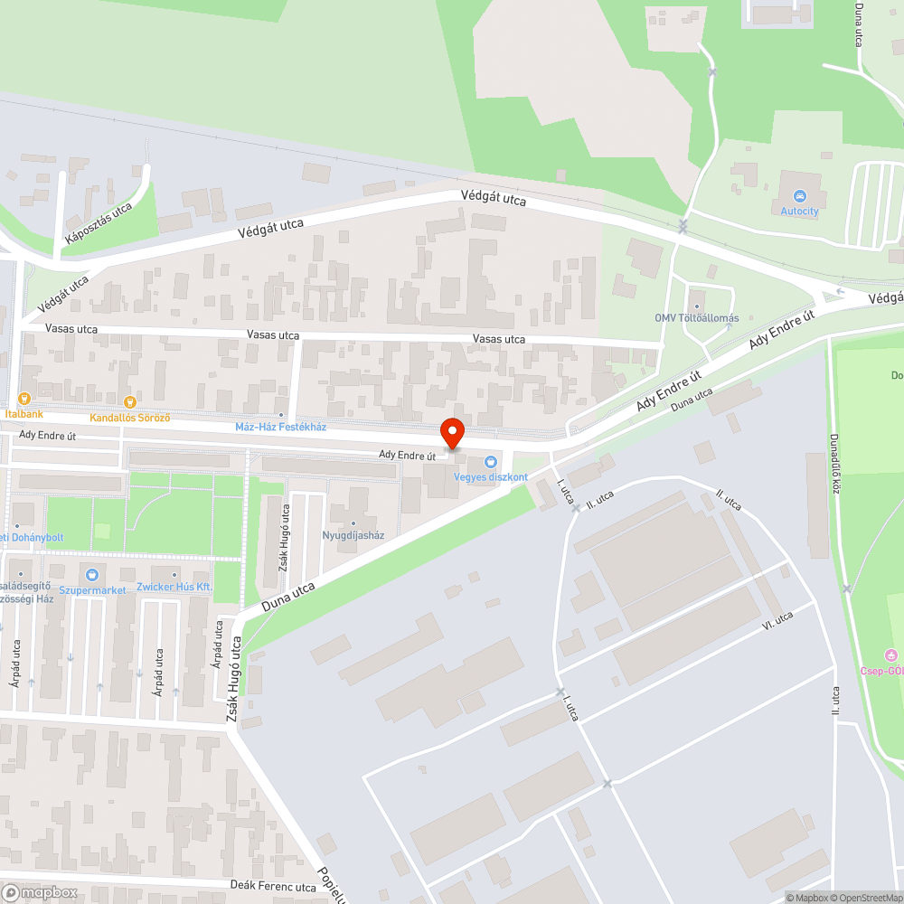 Padot benővi a gyom(fa) bejelentés helye