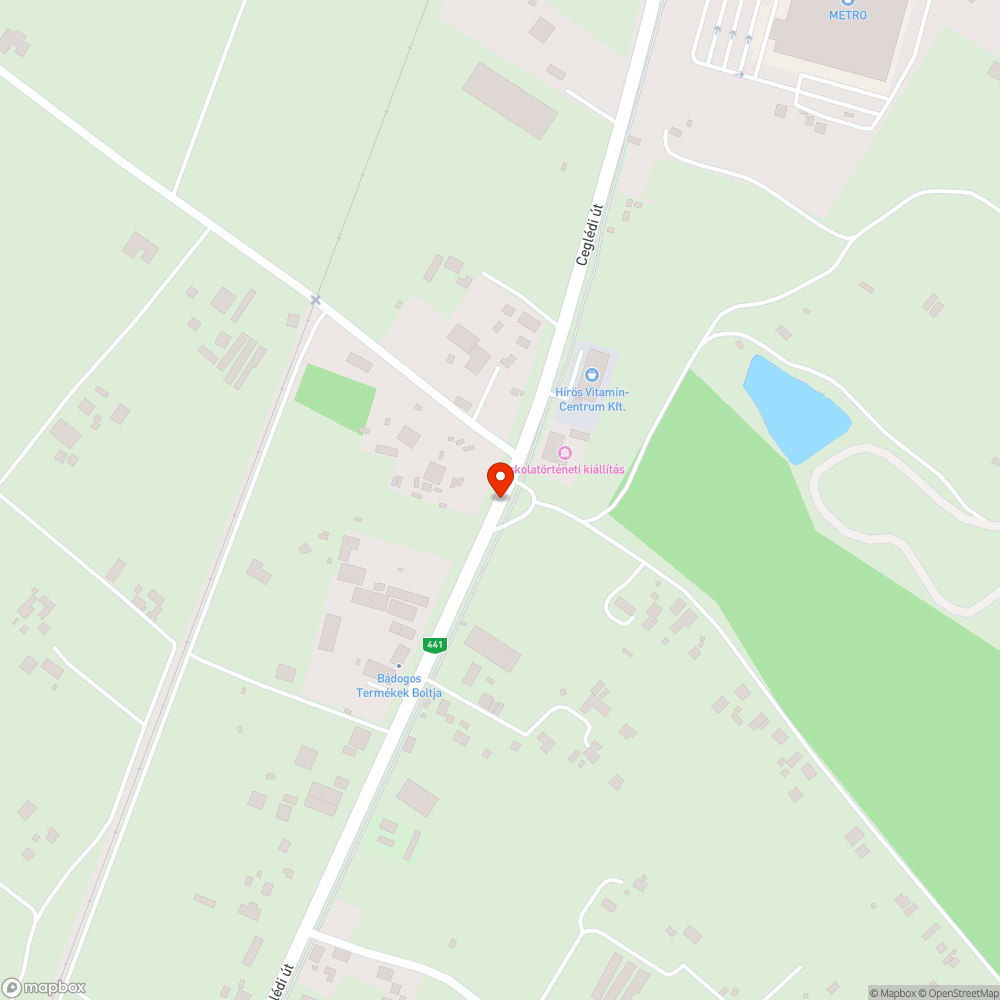 Gyomos zöldterület bejelentés helye