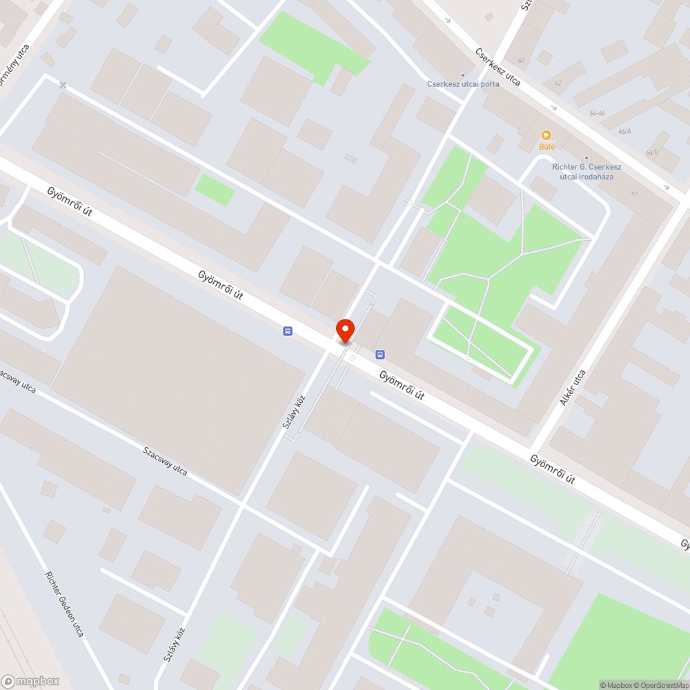 Kátyúzásból kihagyott kátyú bejelentés helye