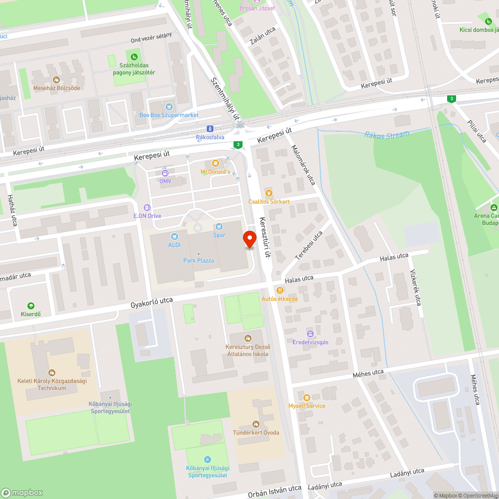 Járdába, zöldbe süllyedő fedlap bejelentés helye