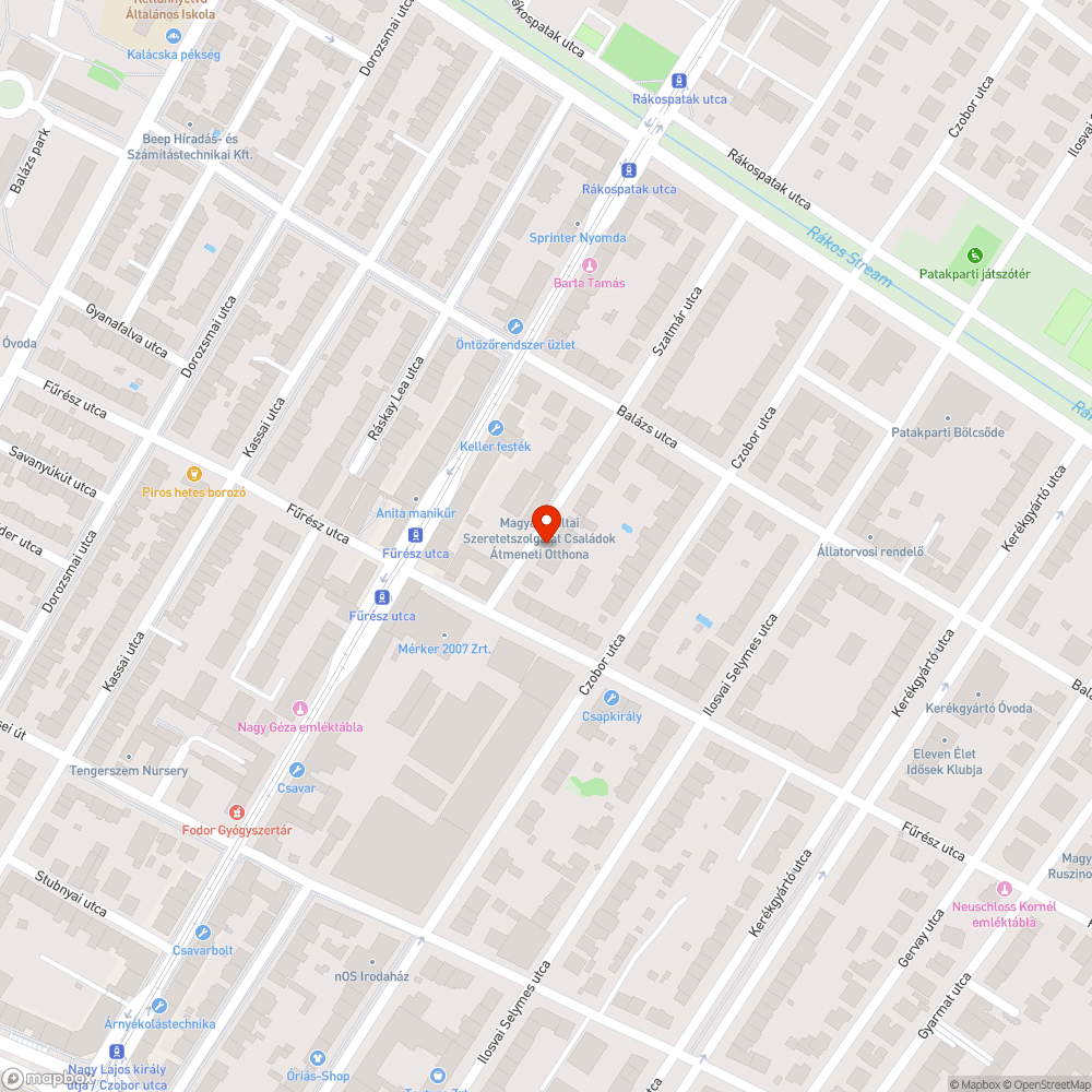 Kátyú bejelentés helye