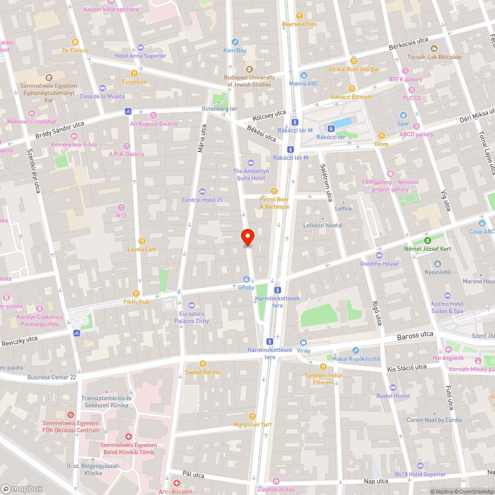 Parkolósáv burkolati hiba bejelentés helye