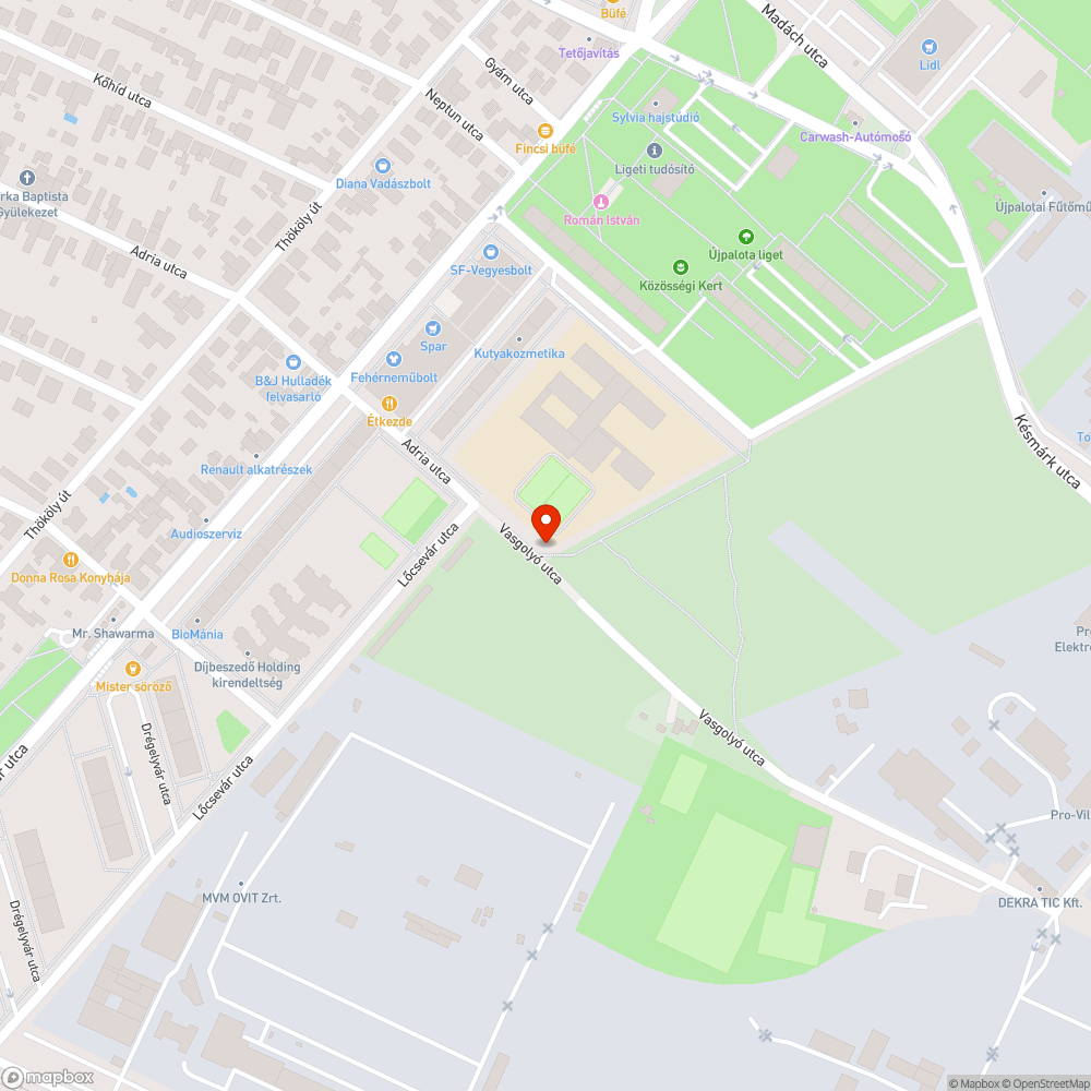 Lidl bevásárlókocsi bejelentés helye