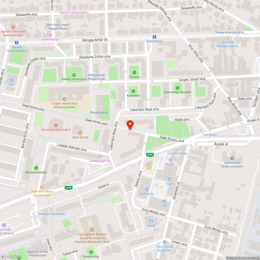 Üzemképtelen autó bejelentés helye