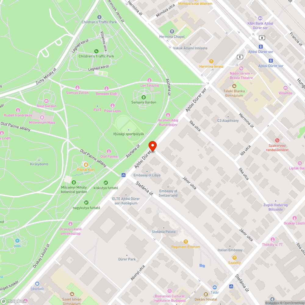 Megsüllyedt fedlap bejelentés helye