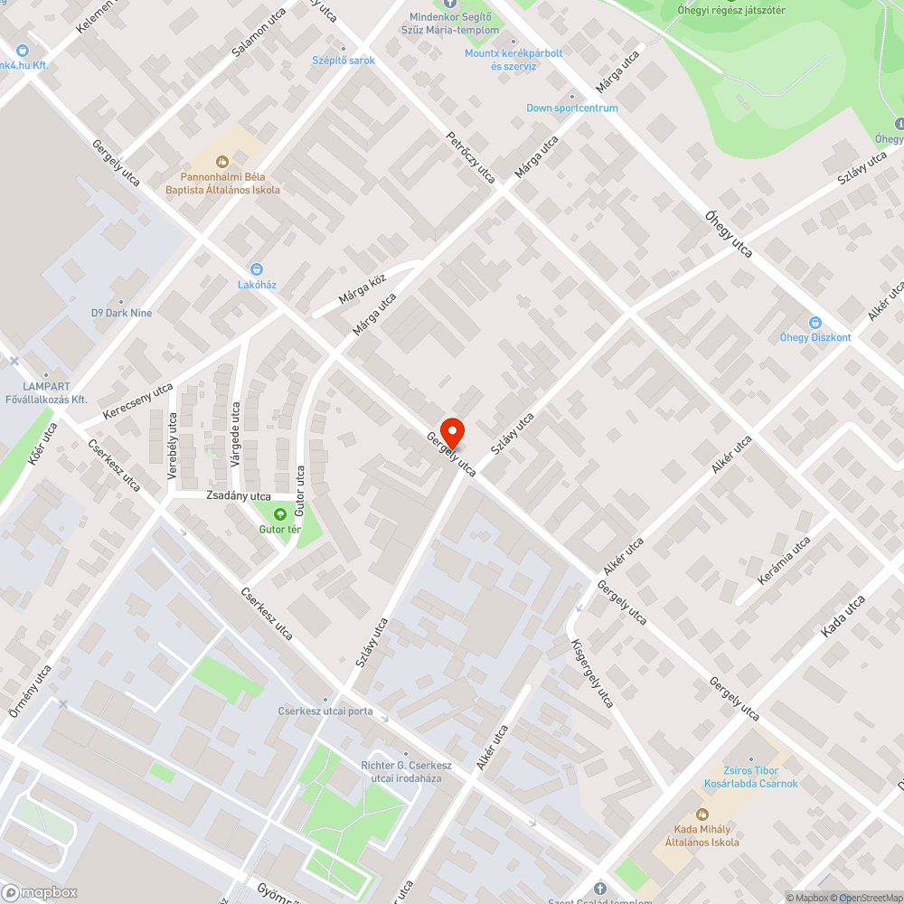 Javítás mellett megsüllyedt útburkolat bejelentés helye