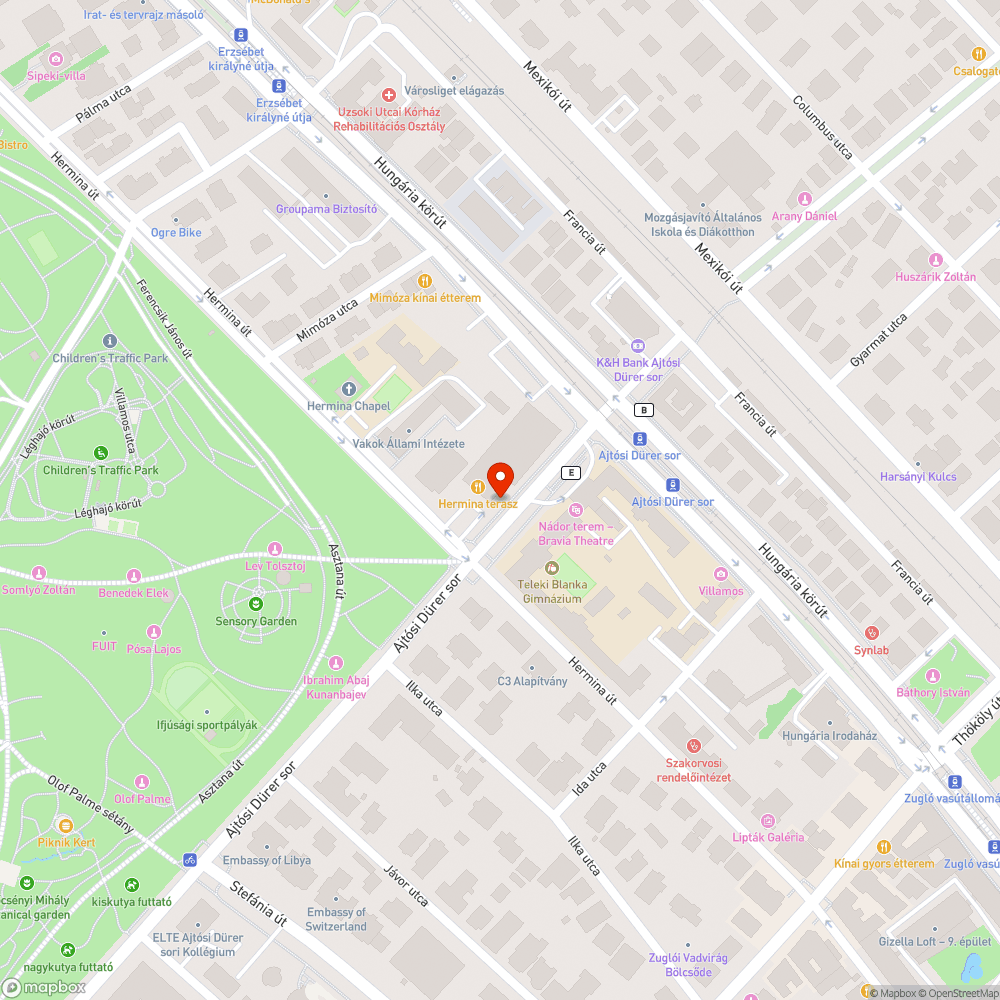 Sérült tábla bejelentés helye