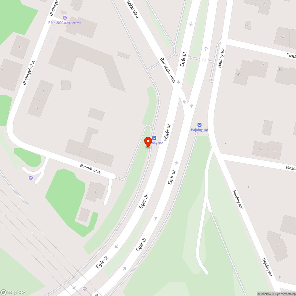 Belógó növények a kerékpárútra bejelentés helye