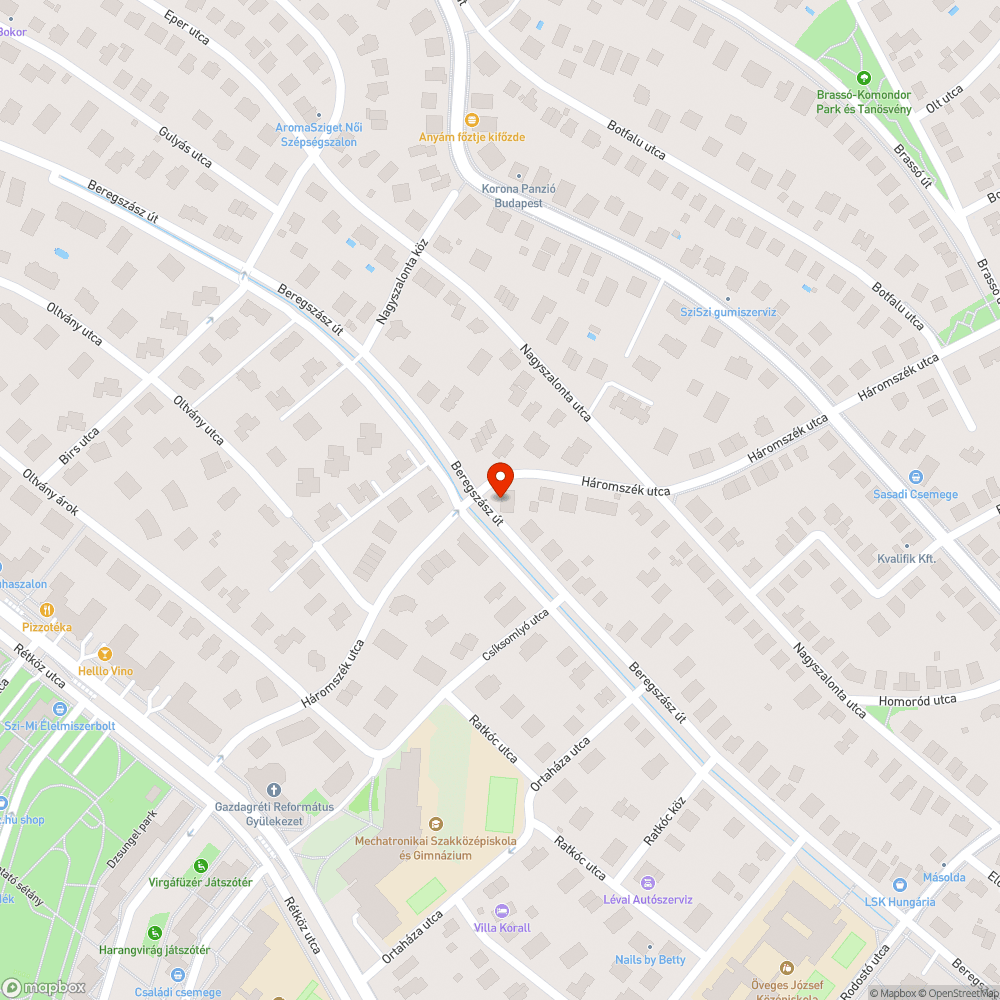 Mozgó víznyelő bejelentés helye