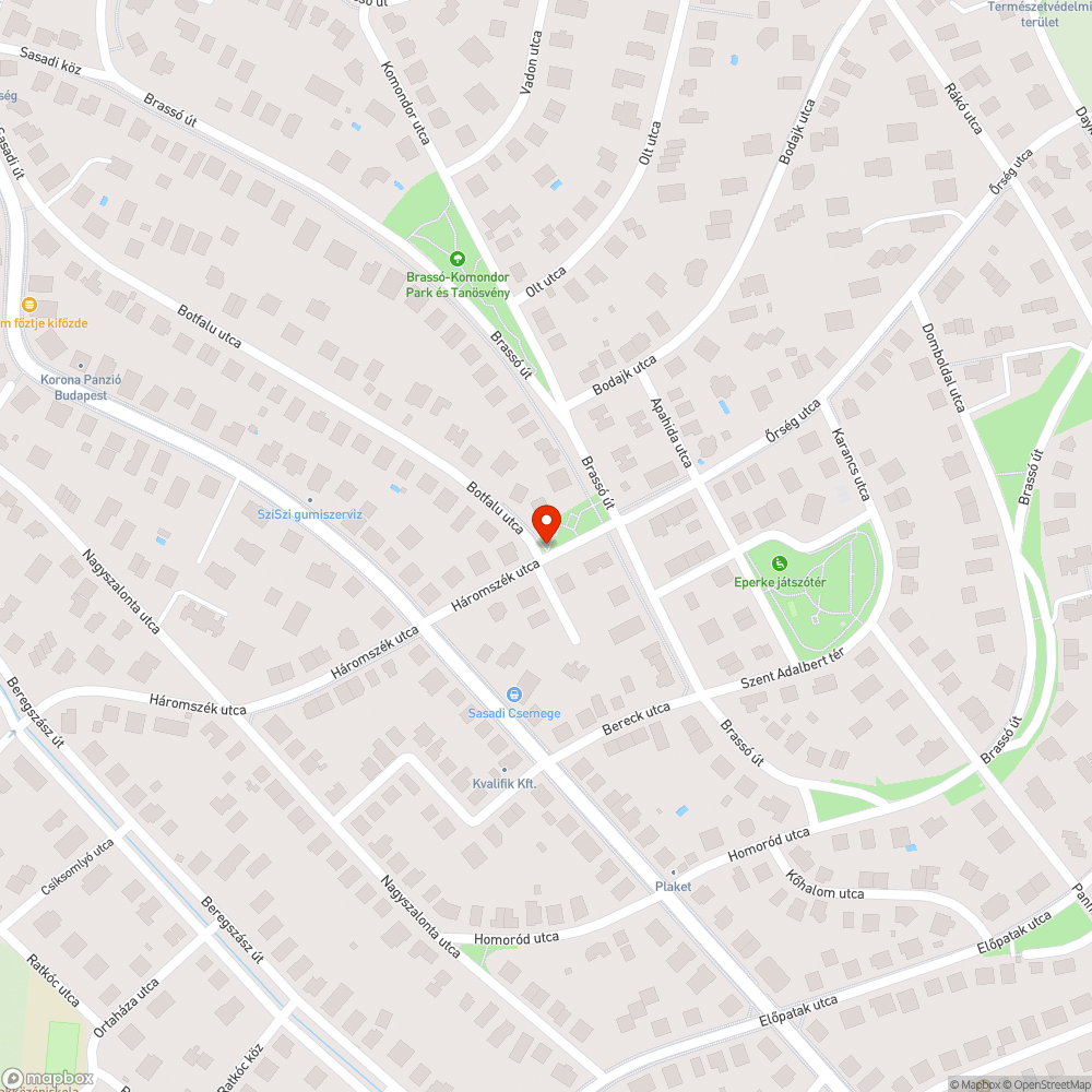 Roller parkolás bejelentés helye