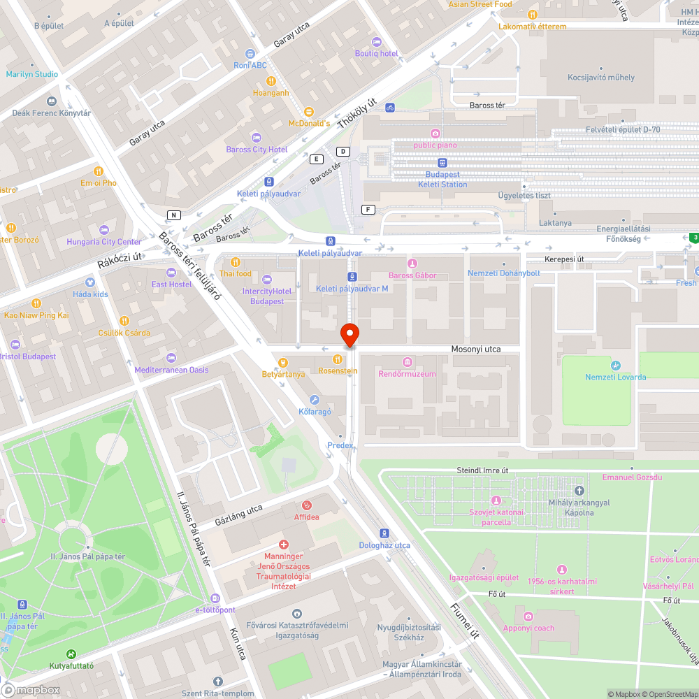 Víznyelő res bejelentés helye