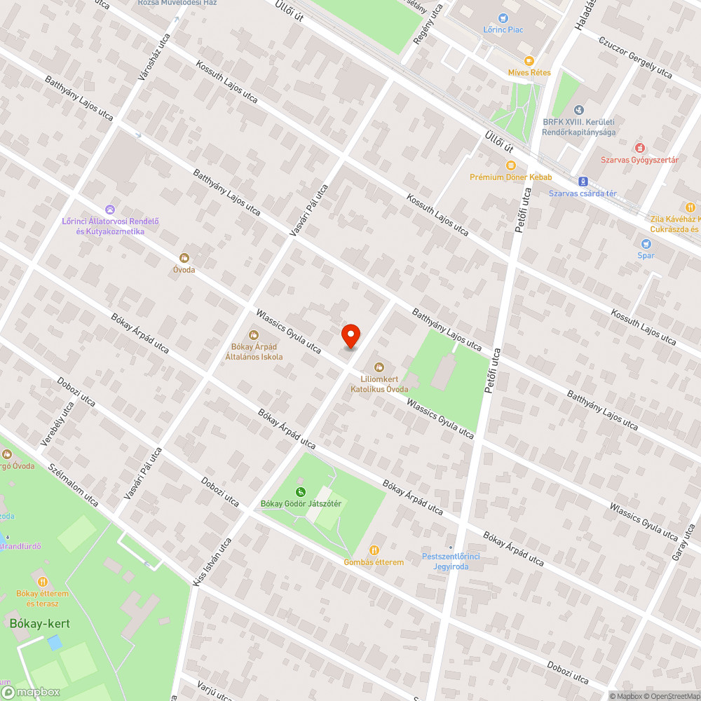 Hiányos közműfedlap bejelentés helye