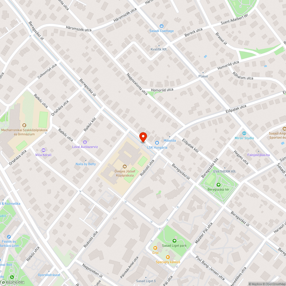 Sérült fahíd bejelentés helye