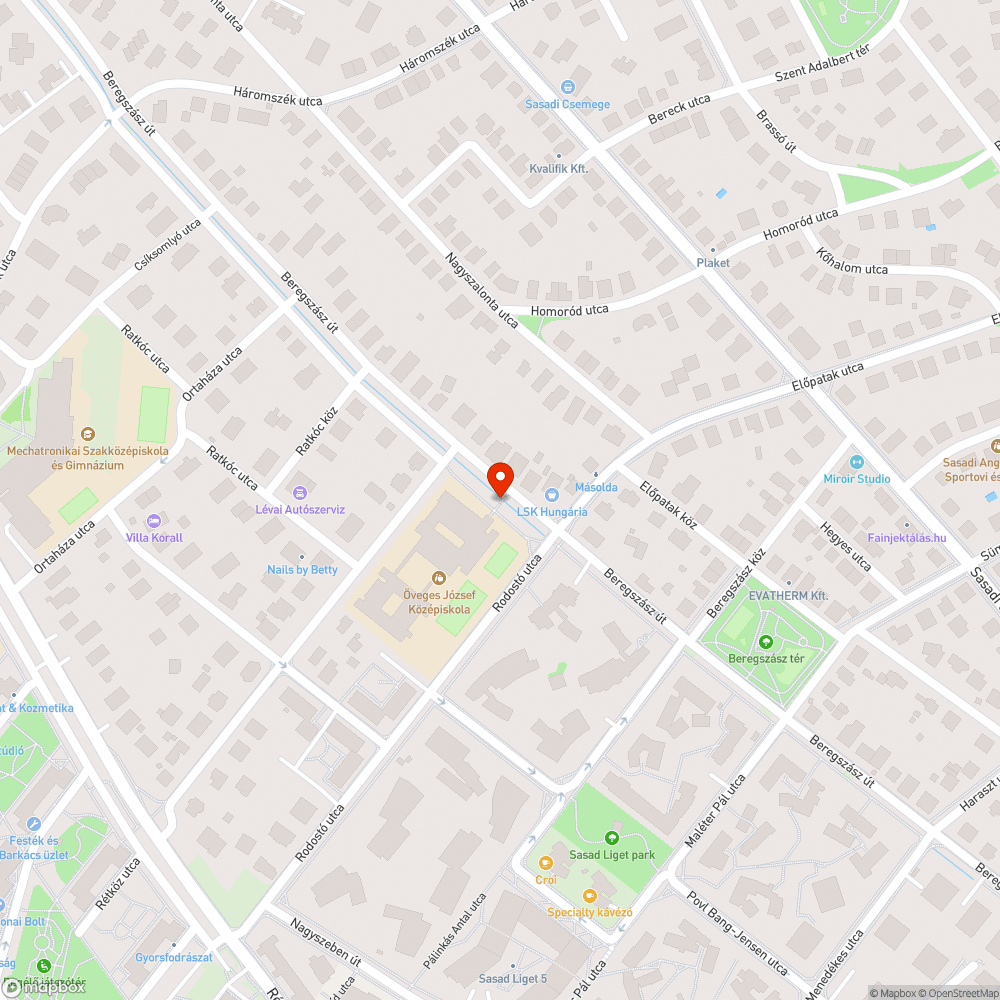 Rozsdás szemetes bejelentés helye