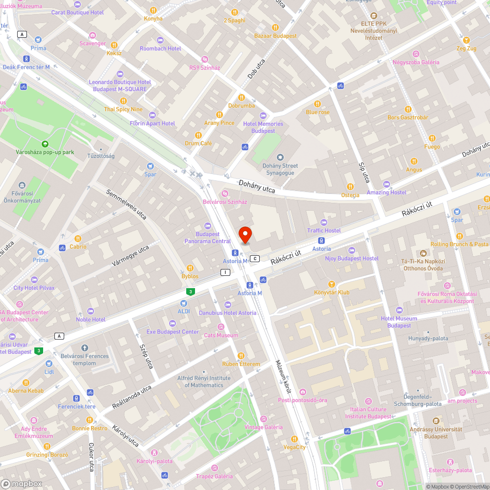 A törött ivókút bejelentés helye