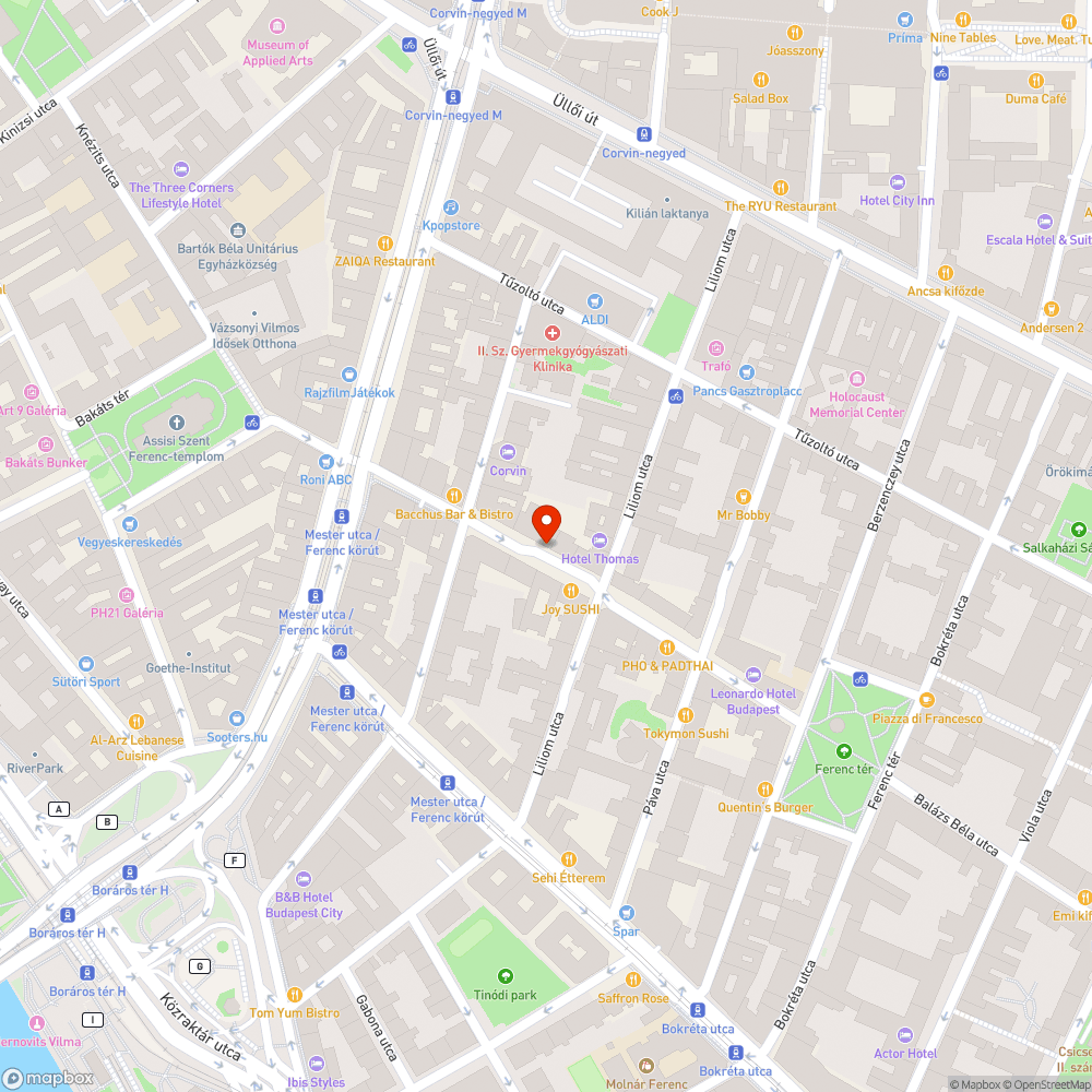 Hiányzó szemetesek bejelentés helye