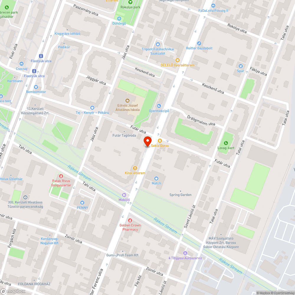 Letörött faág bejelentés helye