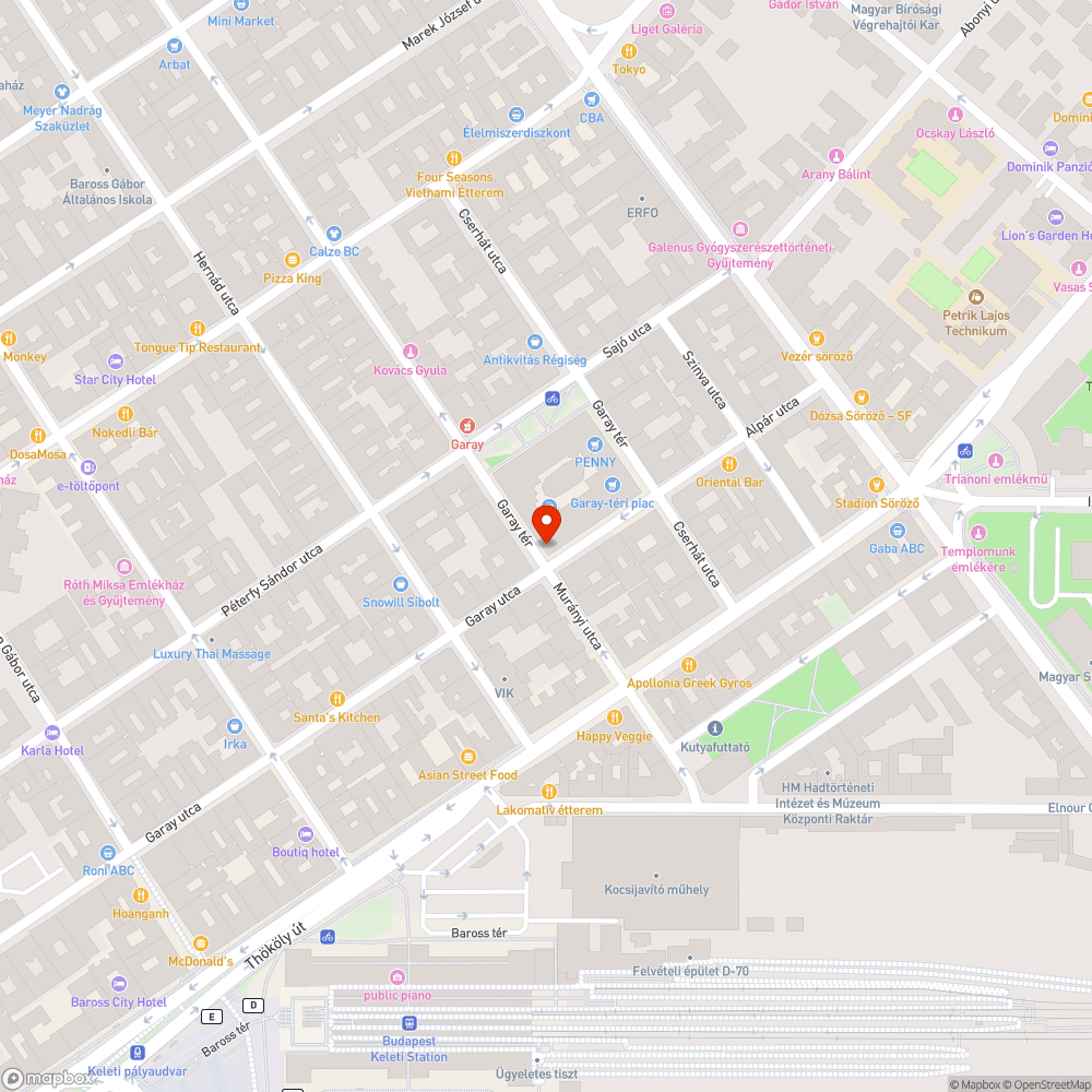 Elhagyott kerékpár bejelentés helye