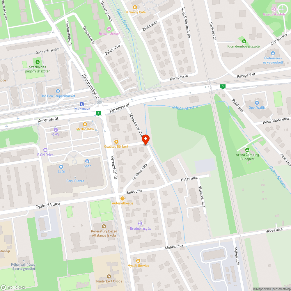 Megsüllyedt fedlap bejelentés helye