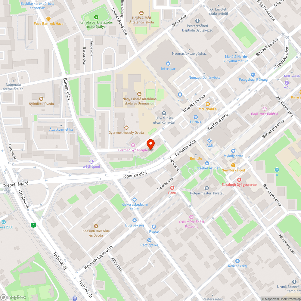 Letört faág bejelentés helye