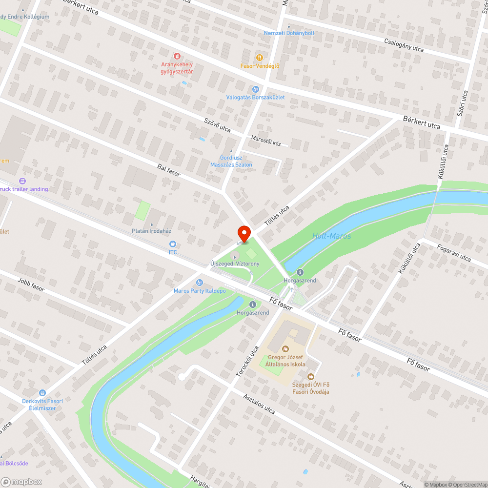 Törött cölöp a játszótéren bejelentés helye