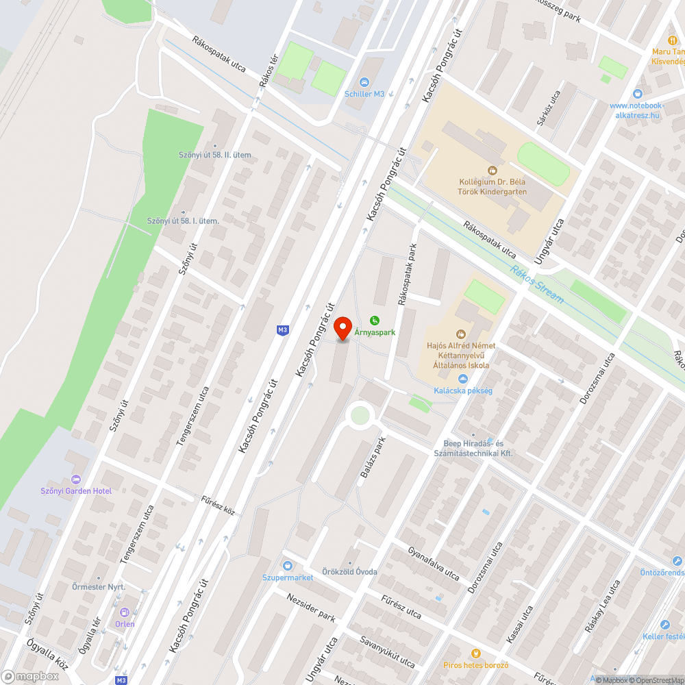 Letört faág és törmelék bejelentés helye