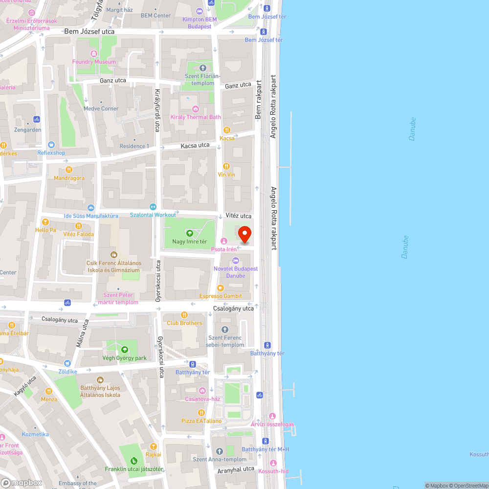 Balesetveszélyes, beszakadt járda bejelentés helye