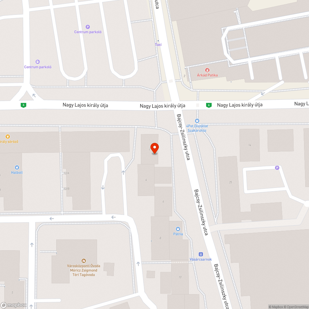 Tönkrement járda burkolat bejelentés helye