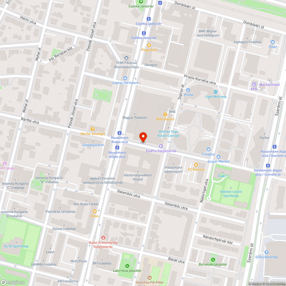 Nyitott tűzcsap bejelentés helye