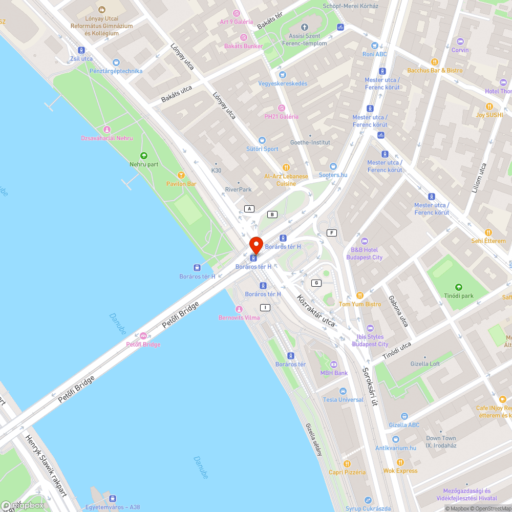 BKK járat info kijelző hiba bejelentés helye